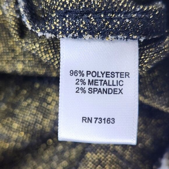 Melissa Paige Woman Stretch Ankle Pants Size 2X Geometric Retro Glam 60s - Picture 8 of 11